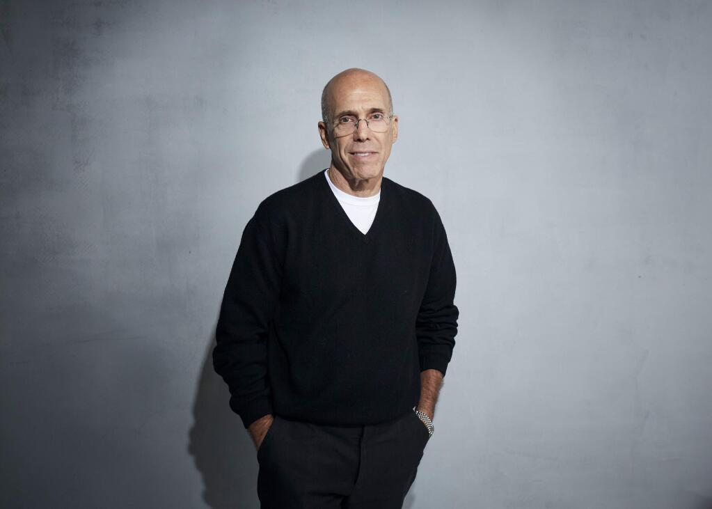 Jeffrey Katzenberg poses for a portrait to promote 'Quibi' at the Music Lodge during the Sundance Film Festival on Friday, Jan. 24, 2020, in Park City, Utah. (Photo by Taylor Jewell/Invision/AP)