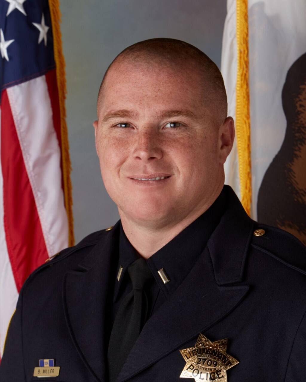 Deputy Police Chief Brian Miller, who takes over the position from retiring officer Tara Salizzoni, has been with the Petaluma Police Department for 15 years. (PETALUMA POLICE DEPARTMENT).