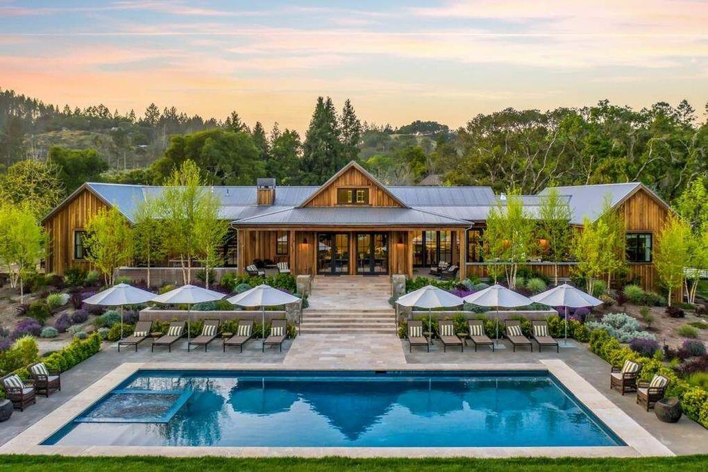 Recent house sales, like this $6,725,000 home on Lawndale Road in Kenwood, have helped push the median home price in Sonoma up over $1 million. (Realtor.com)