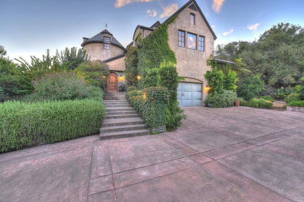 Live in a castle-like estate in Sonoma! 19087 Gehricke Road is on the market for $4,499,999. Property listed by Heidi Rossi/ Pacific Union International, heidirossi.pacificunion.com, 415-377-7650. (Courtesy NORCAL Multiple Listing Service)