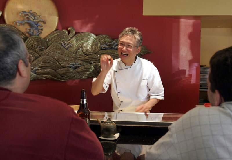 Gary Chu at OSake, his Japanese-style restaurant in Santa Rosa (THE PRESS DEMOCRAT)