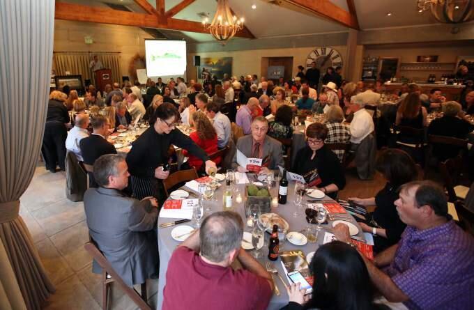 The GGSA's annual Salmon Dinner, held last year at Ramekins, above, will stream with enthusiasts from across the Bay Area.