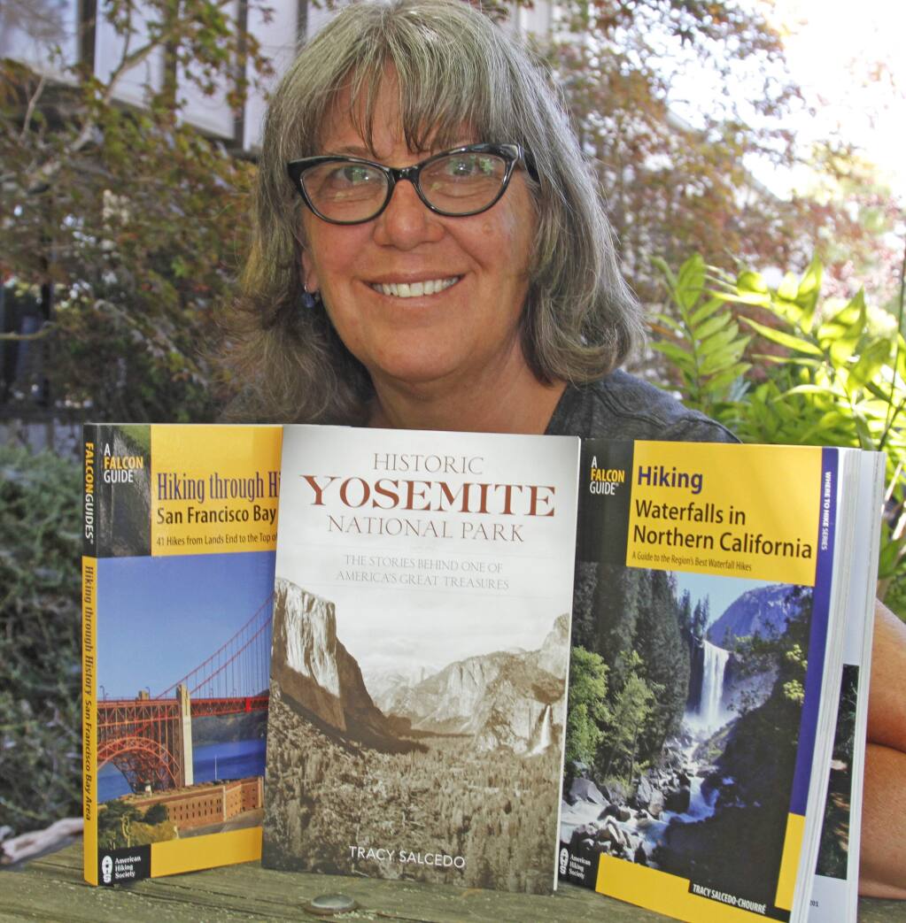 Bill Hoban/Index-TribuneAuthor Tracy Salcedo will be at Readers' Books Thursday, July 14, to talk about her newest books, “Hiking through History: San Francisco” and “Historic Yosemite National Park.”