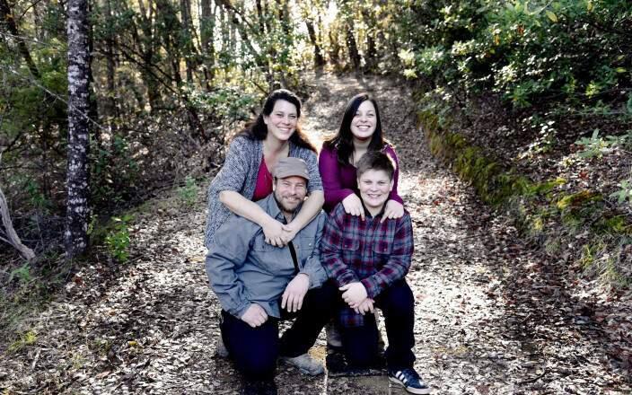 Kai Logan Shepherd (lower right) died as he and his parents and older sister attempted to outrun the Mendocino County's Redwood Valley fire Monday, Oct. , 2017. (generosity.com)