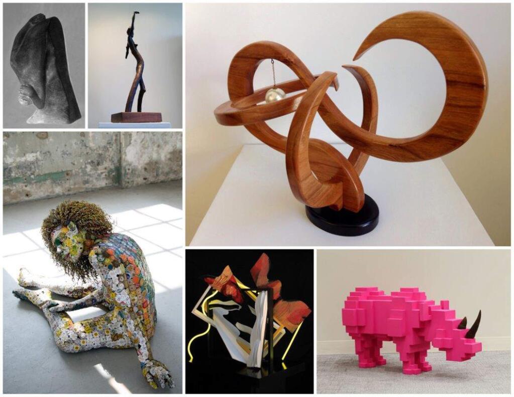 Marin Society of Artists Gallery'A Sculpture Exhibition' is a display of work by Northern California sculptors, including six Sonoma County artists in San Rafael.