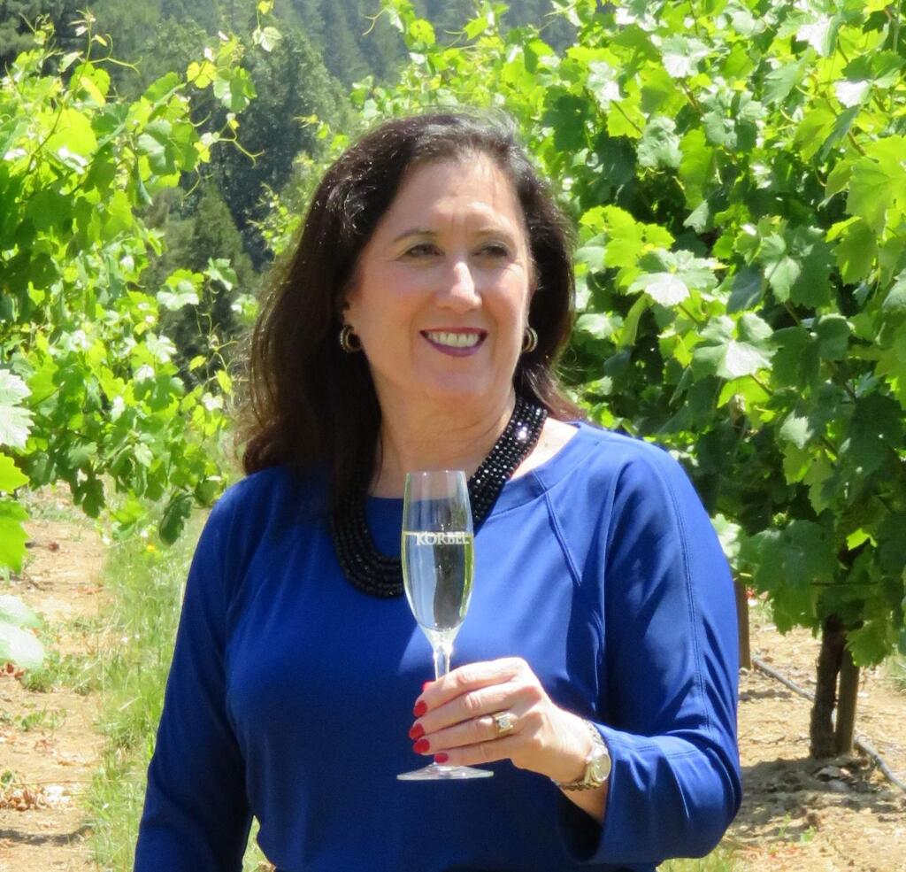 Margie Healy, vice president of communications, F. Korbel and Bros., Guerneville