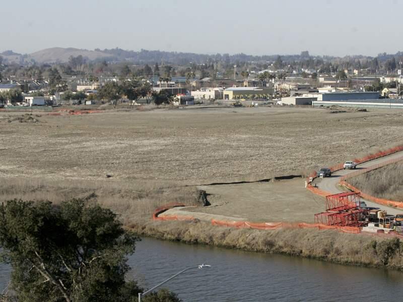 Site of the proposed development in Petaluma in 2014. (SCOTT MANCHESTER/ ARGUS-COURIER)