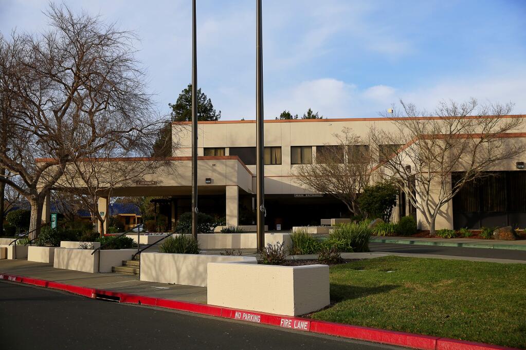 Petaluma Valley Hospital, in Petaluma, on Wednesday, January 20, 2016. (Christopher Chung/ The Press Democrat)