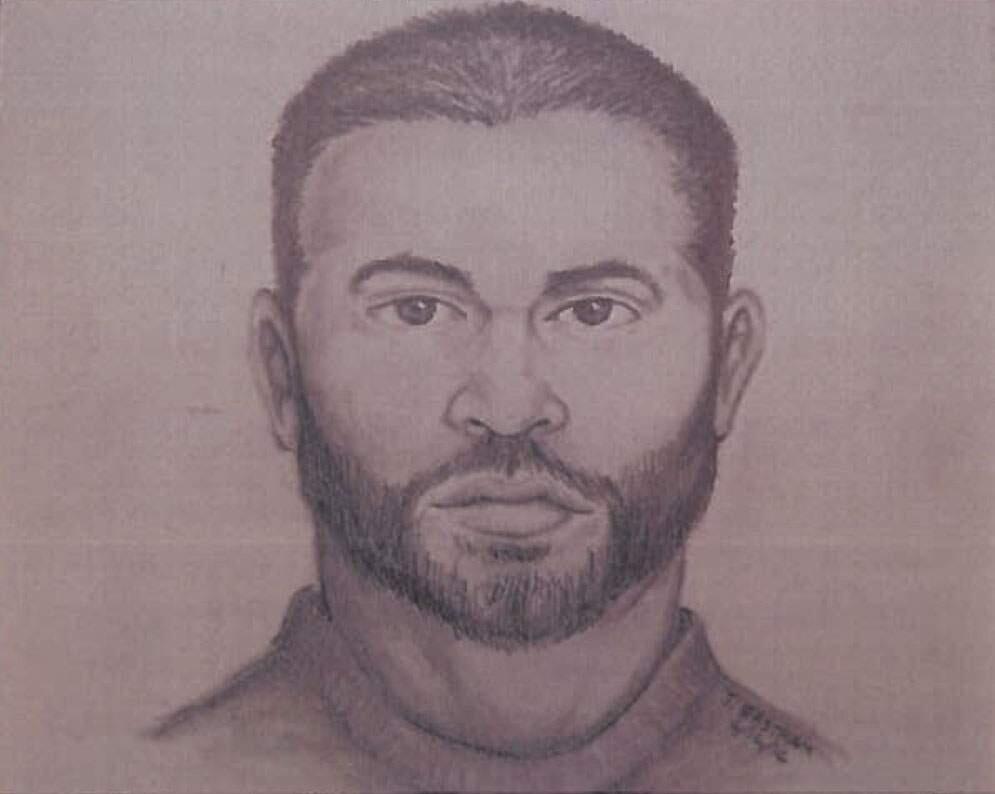 Ukiah police released this sketch of a man suspected of trying to kidnap a teenage girl walking on North Oak Street on June 3, 2016. He was described as Hispanic, between the ages of 25 and 35 with an average build and a groomed beard. He was driving an older, rusty brown-colored Jeep Cherokee. ( UKIAH POLICE )