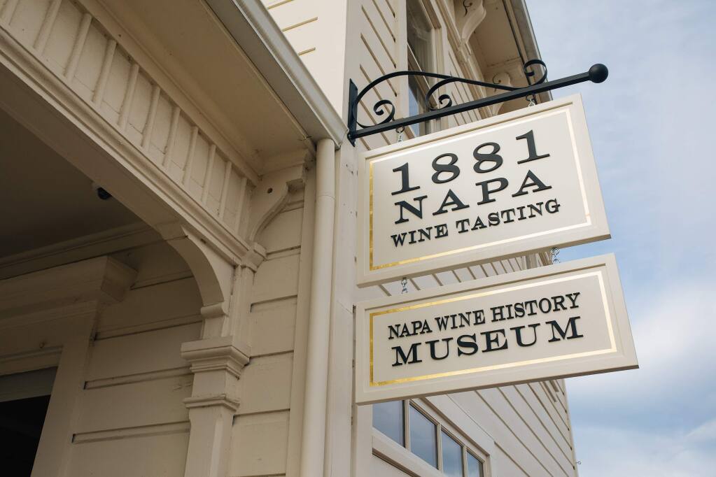 Collections of wine tools from early California are among the items showcased in the recently opened Napa Valley Wine History Musuem in the Napa Valley in Oakville. (Alexander Rubin Photo)
