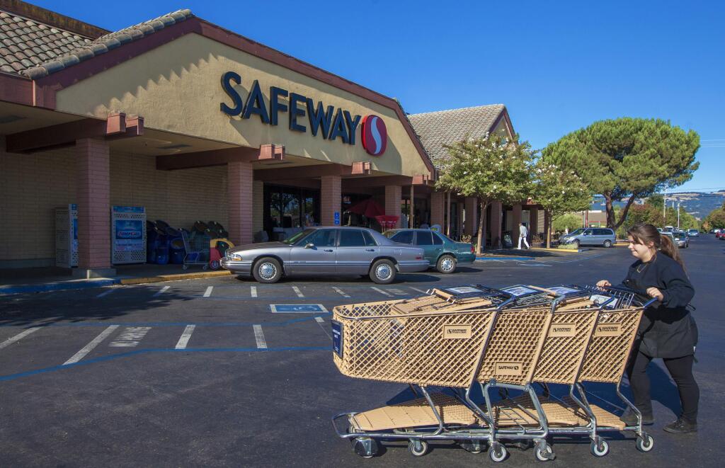 Putting the cart before the horse: Safeway has proposed a sizeable expansion, but has not filed any formal applications yet, say grocery officials. (Photo by Robbi Pengelly/Index-Tribune)