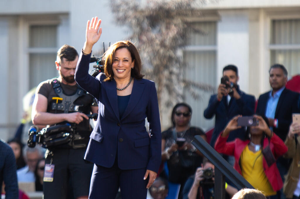 Vice President-elect Kamala Harris, shown here in Oakland in 2019, is familiar with California’s array of challenges.
