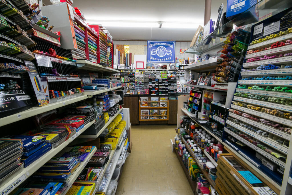 The inside of Perry's Art Supplies and Framing store at 128 Greenfield Ave. in San Anselmo is seen on Nov. 18, 2014, during its 50th anniversary. (PerrysArt.com)