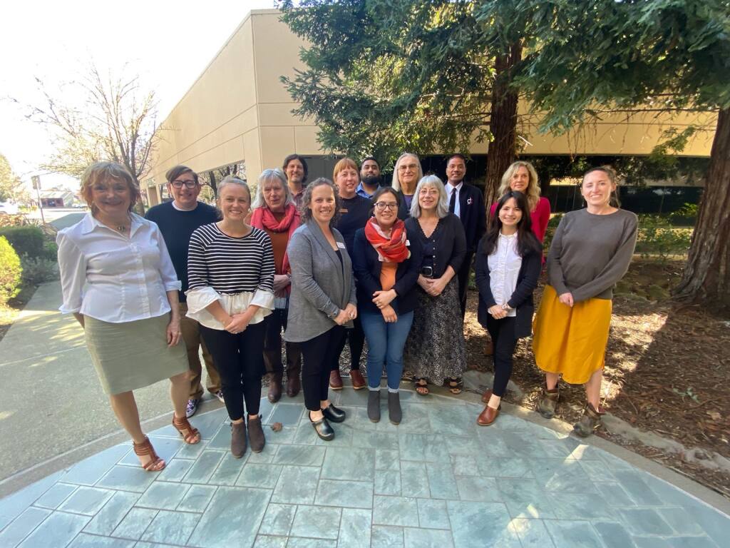 Petaluma Health Care District grant recipients gather at the district offices on Feb. 26, 2020. (courtesy photo)