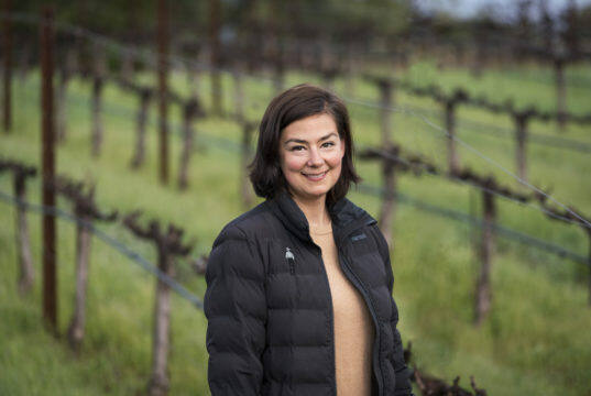 Sarah Ferguson is promoted to viticulturist at Silverado Farming Company in the Napa Valley. (Suzanne Becker Bronk Photography)