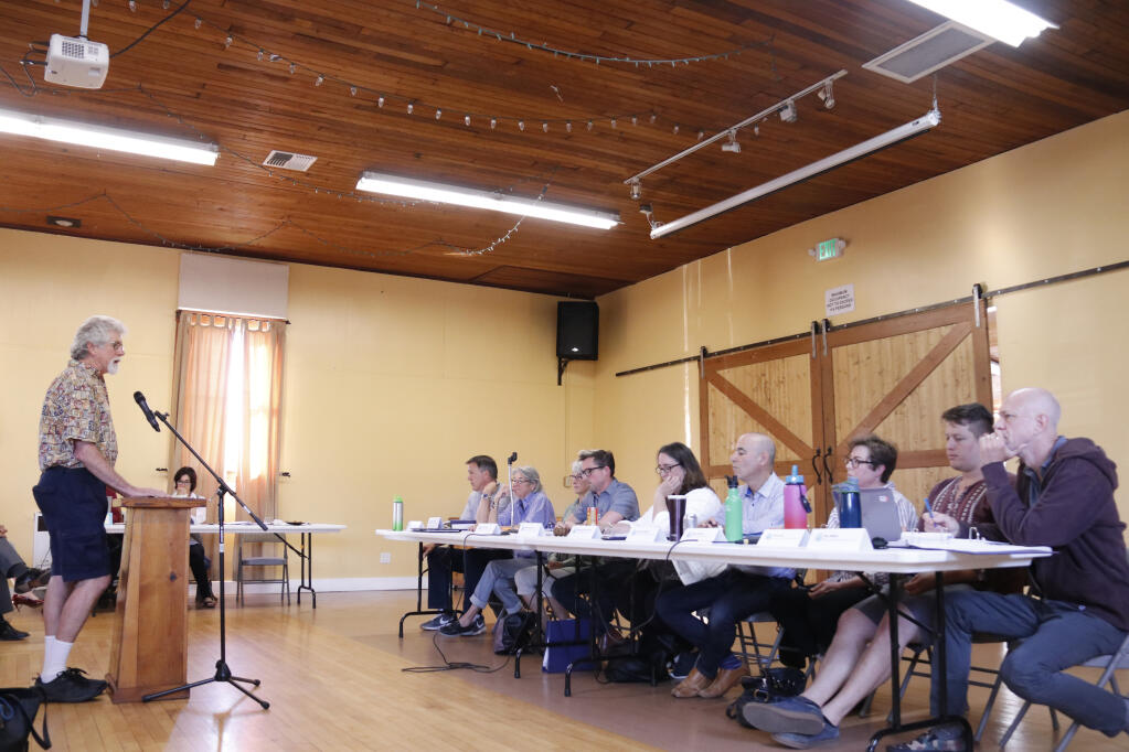 Springs MAC hearing public comment at a May, 2019 meeting, held at the Springs Community Hall. (Index-Tribune file photo)