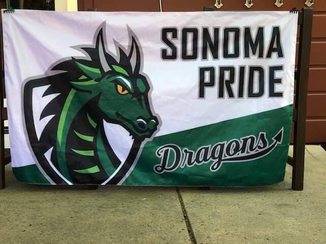 Locals can show their SVHS Dragon Pride for 2021 grads by buying flags, lawn signs and car signs.