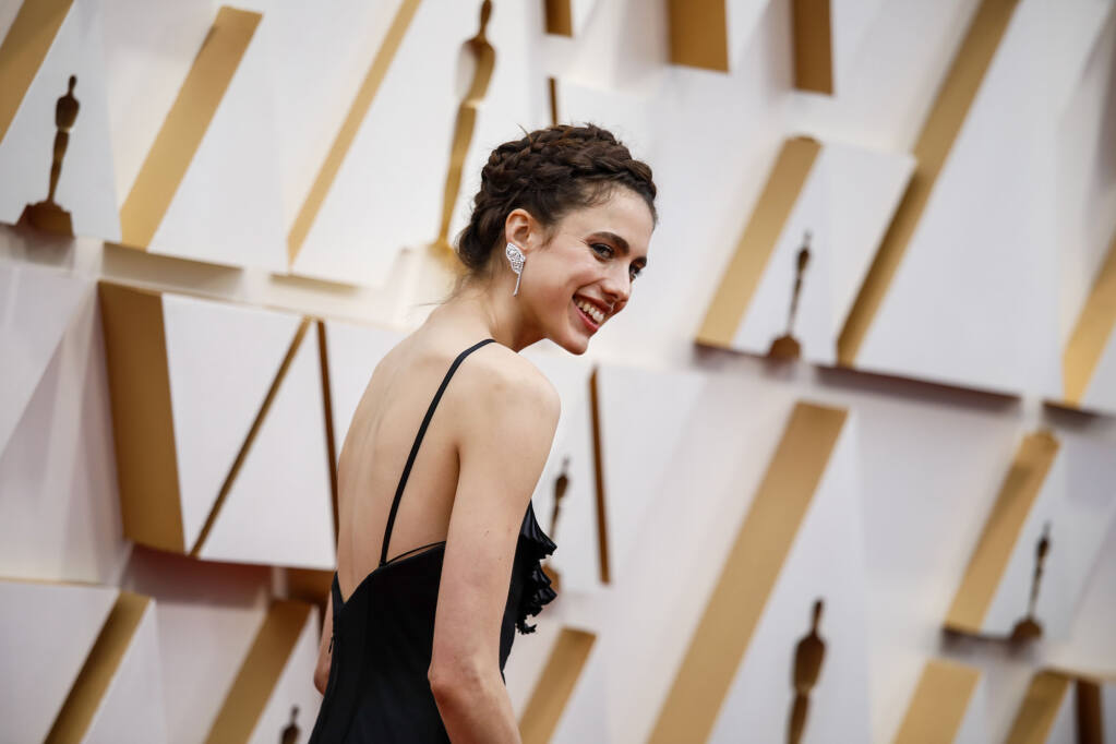 Margaret Qualley arrives at the 92nd Academy Awards on Feb. 9, 2020, at the Dolby Theatre in Hollywood, California. (Jay L. Clendenin/Los Angeles Times/TNS)