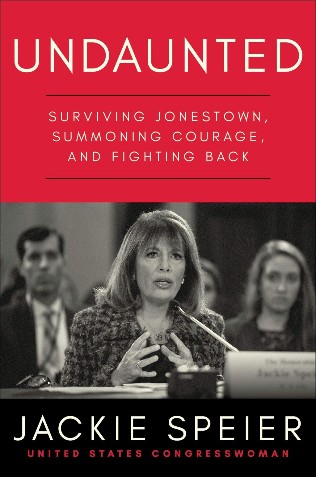 SURVIVOR: Congresswoman Jackie Speier's riveting memoir is No. 1 on this week's Fiction and Nonfiction List.