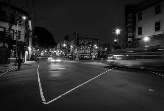Photograph of North Beach in San Francisco, in the early morning. (CHARLES VERSAGGI)