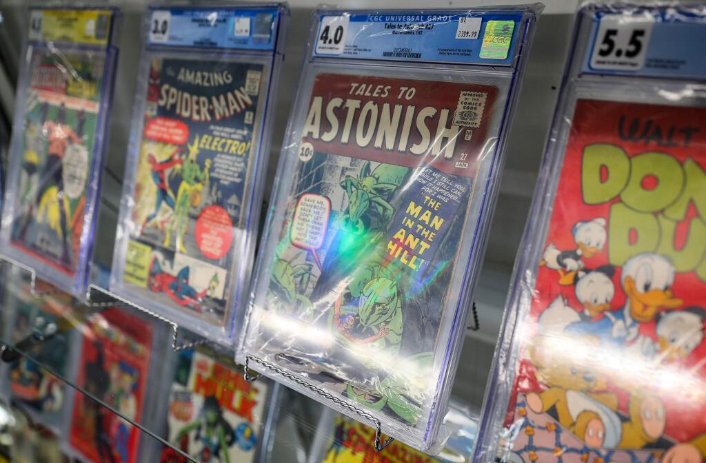 A rare copy of Marvel's Tales to Astonish #27 for sale at The Batcave Comics & Toys in Santa Rosa on Wednesday, Feb. 5, 2020. (Christopher Chung/ The Press Democrat)