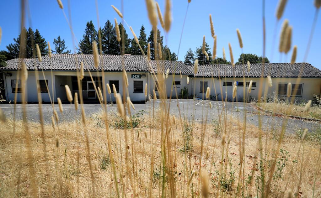 Closed county mental health buildings on Chanate Road, Friday, July 19, 2019 in Santa Rosa. (Kent Porter / The Press Democrat) 2019