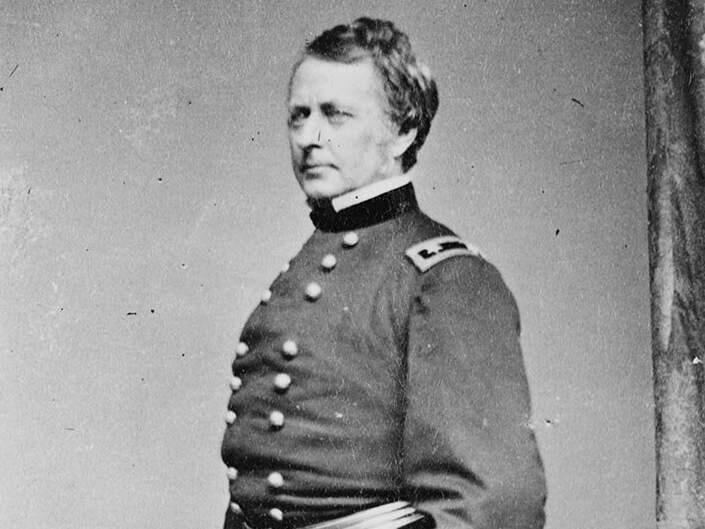 Joseph Hooker in his Civil War days, after he lived in Sonoma. Dr. Peter Meyerhof will talk about Hooker's live in Sonoma at a March 15 lecture at the Sonoma Mission.