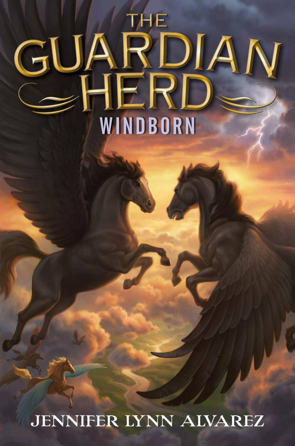 The cover for Jennifer Lynn Alvarez'supcoming fourth book, “WIndborn”