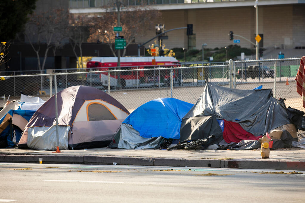 California homeless encampment. Matt Gush photo.
