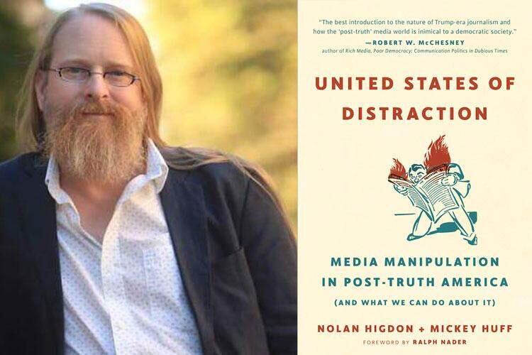 Petaluma resident Mickey Huff is co-author of 'United States of Distraction.'