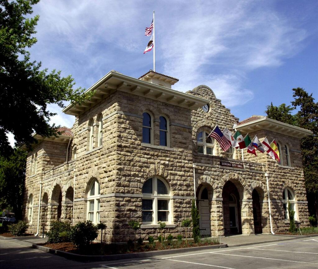 Sonoma City Hall (PD FILE, 2001)