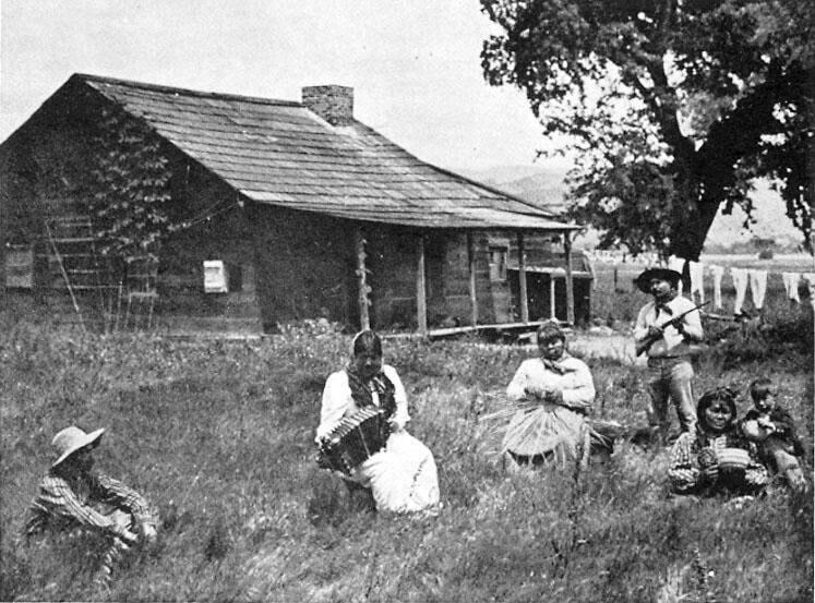 7/30/00: A Southern Pomo family, circa 1900. (Courtesy photo, Wild Oats of Eden)