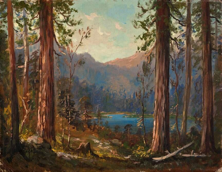 High Sierra, Lake of the Woods, a painting by Tilden Daken.