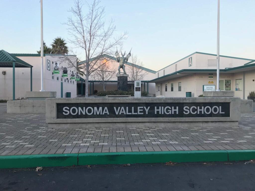 The teen was allegedly attacked outside Sonom Valley High School.