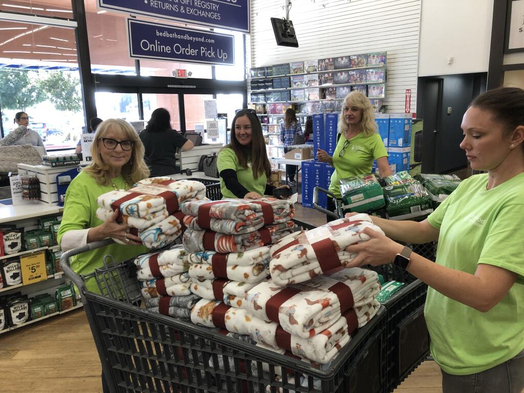 RCU volunteers purchase supplies for evacuees during Kincade fire and outages. (Courtesy Photo)