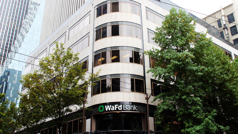 WaFd, which announced in November 2022 its intent to buy Luther Burbank Savings, is based in Seattle. (Courtesy of Washington Federal Bank)