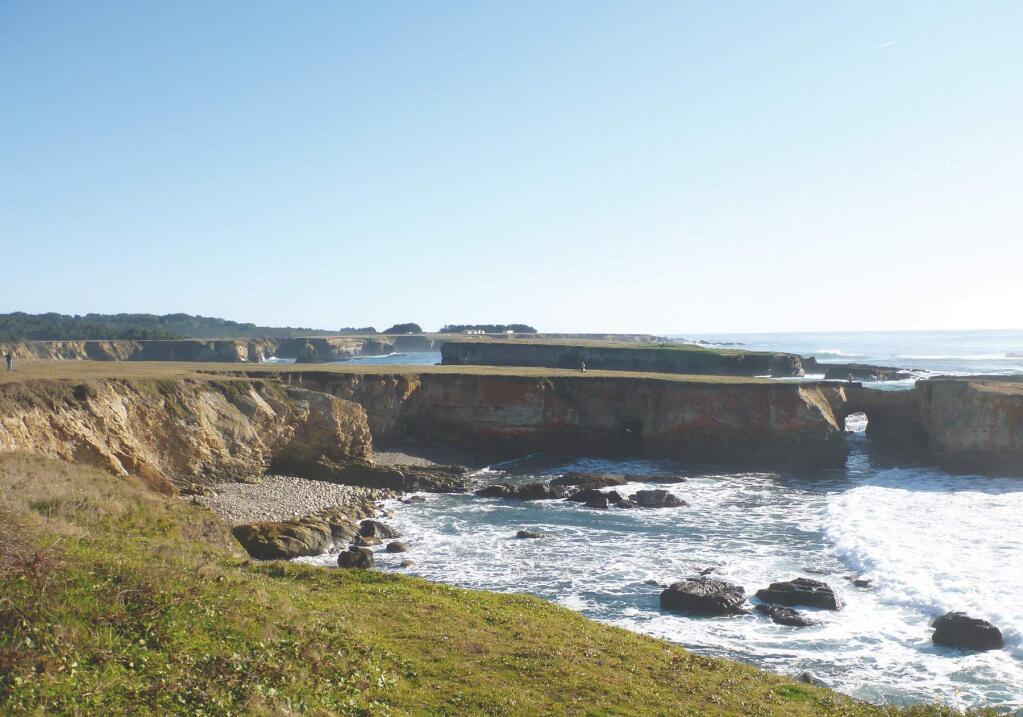 Terrace 1 at The Sea Ranch is thought to have been cut by waves more than 80,000 years ago.