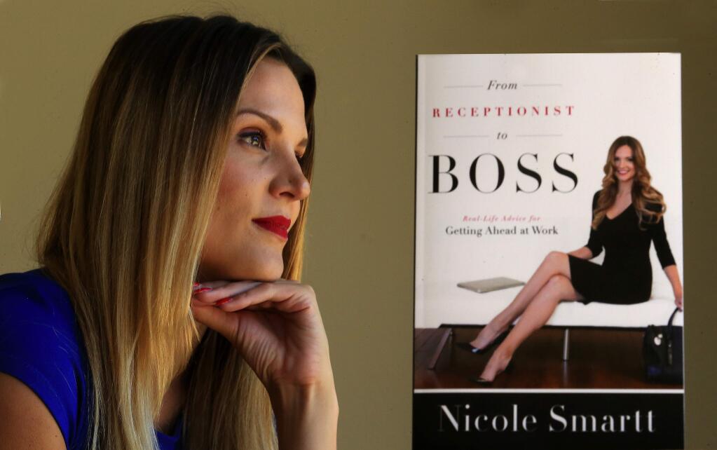 Nicole Smartt, vice president of Star Staffing in Santa Rosa, released a book in July 2016 about her rise in the business, 'From Receptionist to Boss.' (JOHN BURGESS/The Press Democrat)