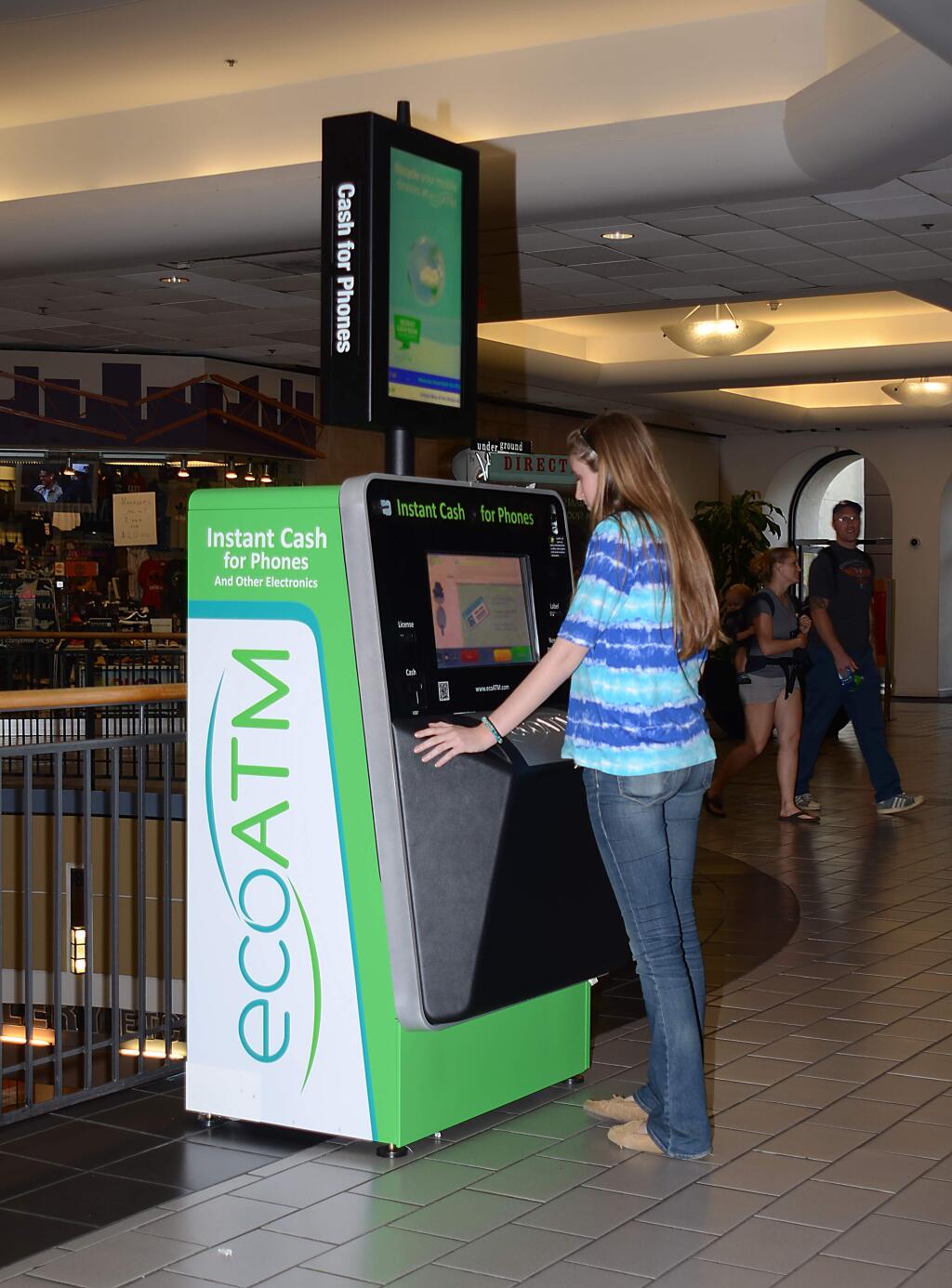 EcoATM places its machines in malls and retail chain stores; the company says its applied with the city to put one in Safeway.