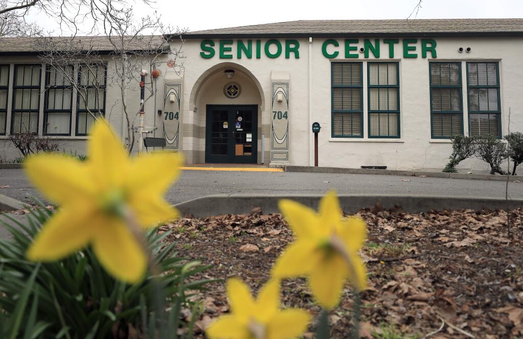 The shuttered Bennett Valley Senior Center in Santa Rosa on Tuesday, Feb. 12, 2019. (KENT PORTER/ PD)