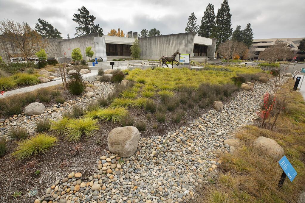 The Sonoma County Supervisors met on Tuesday to discuss possible sites for new home for county government offices. CIvic Center Site: location of present Santa Rosa City Hall. (photo by John Burgess/The Press Democrat)