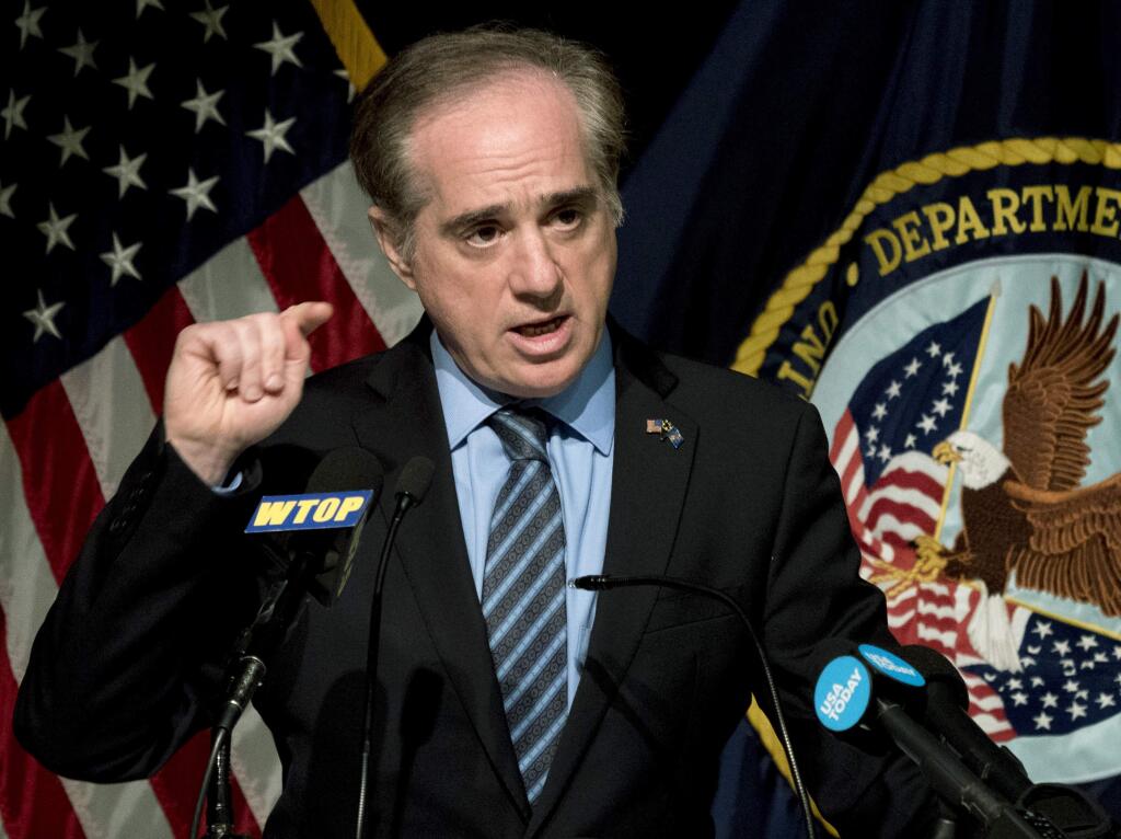 David Shulkin. The former veterans affairs secretary was fired on March 28, 2018 in the wake of a bruising ethics scandal and a mounting rebellion within the agency. Click through to see other departures from the Trump White House. (AP Photo/Andrew Harnik, file)
