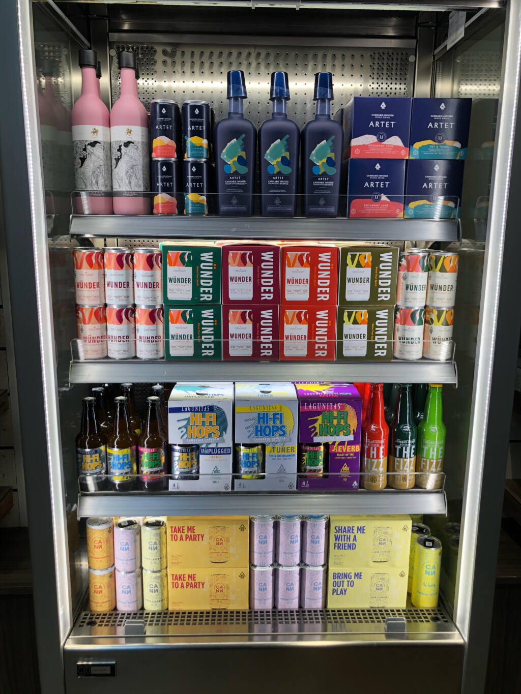 Solful dispensary in Sebastopol sells a variety of cannabis beverages. (Solful dispensary photo)