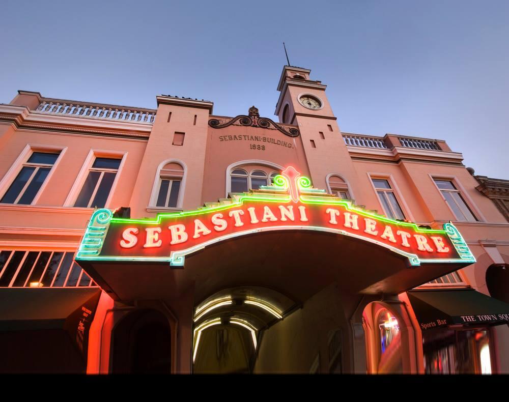 The Sebastiani Theatre in Sonoma. (Rebecca Gosselin Photography)