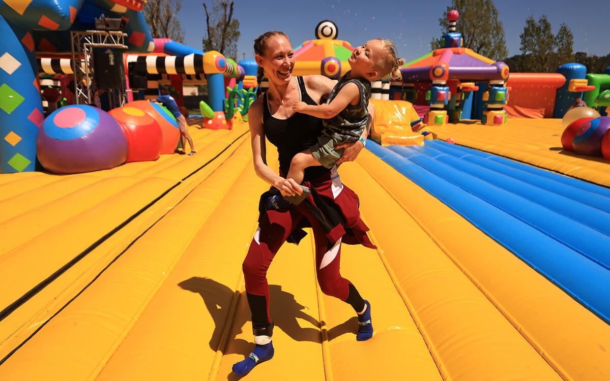 Bouncing into Santa Rosa: The Exciting World’s Largest Bounce House and More on the Big Bounce America Tour!