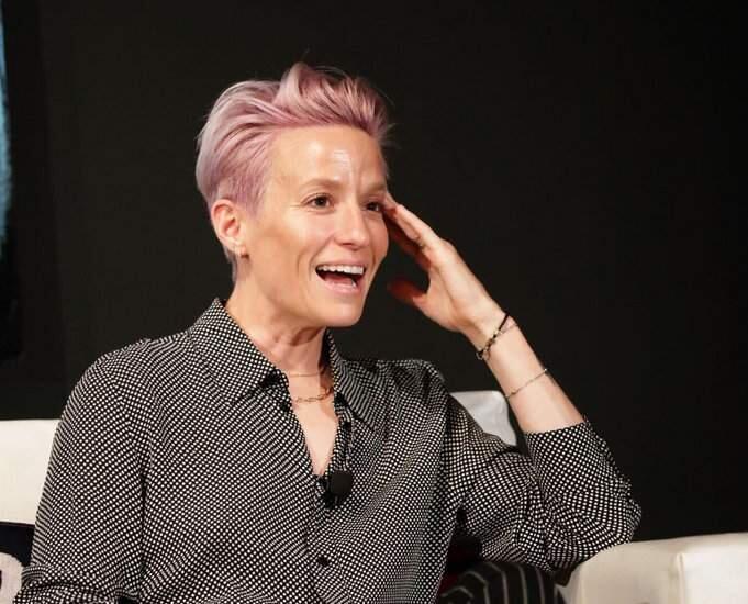 Megan Rapinoe appears at the Mobile Marketing Association CEO & CMO Summit at Hanson of Sonoma Organic Vodka Distillery in Sonoma over the weekend. (HANSON OF SONOMA ORGANIC VODKA DISTILLERY)
