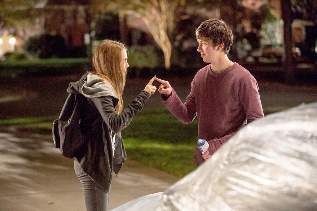 Young and shy Quentin (Nat Wolff) is in for the night of his life when Margo (Cara Delevingne), the most popular student in high school, recruits him to help her play mischievous pranks on the friends who betrayed her. (20TH CENTURY FOX)