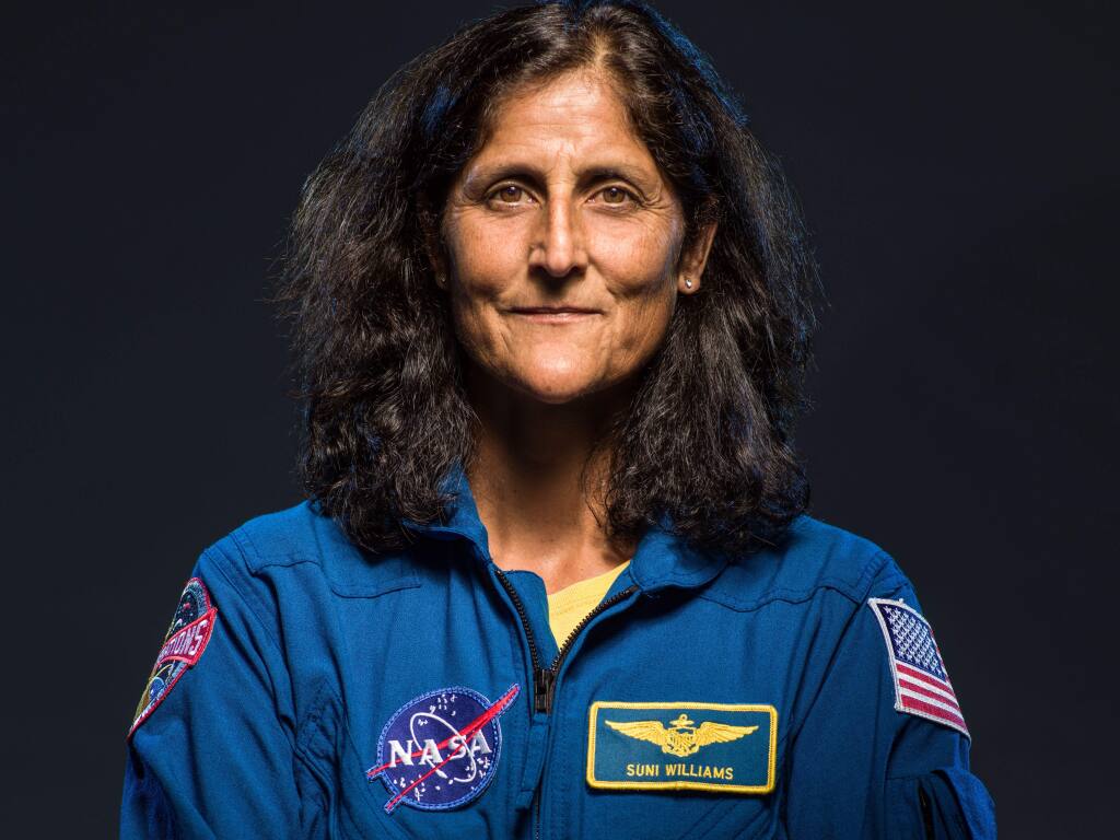 Suni Williams, commander of ISS Expedition 33, will come to Sonoma on Aug. 19 to talk about her own space flights and the future of space exploration. (Robert Markowitz/NASA)