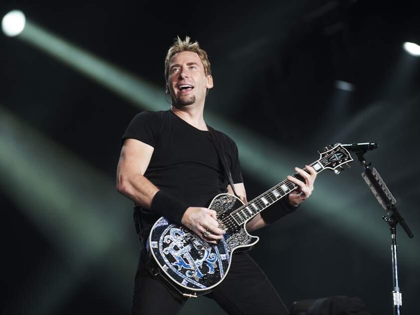 Chad Kroeger, lead vocalist of the Canadian band Nickelback, performs during the Rock in Rio 2013 concert on Sept. 20, 2013 in Rio de Janeiro, Brazil. (ANTIONIO SCORZA/ WWW.SHUTTERSTOCK.COM)