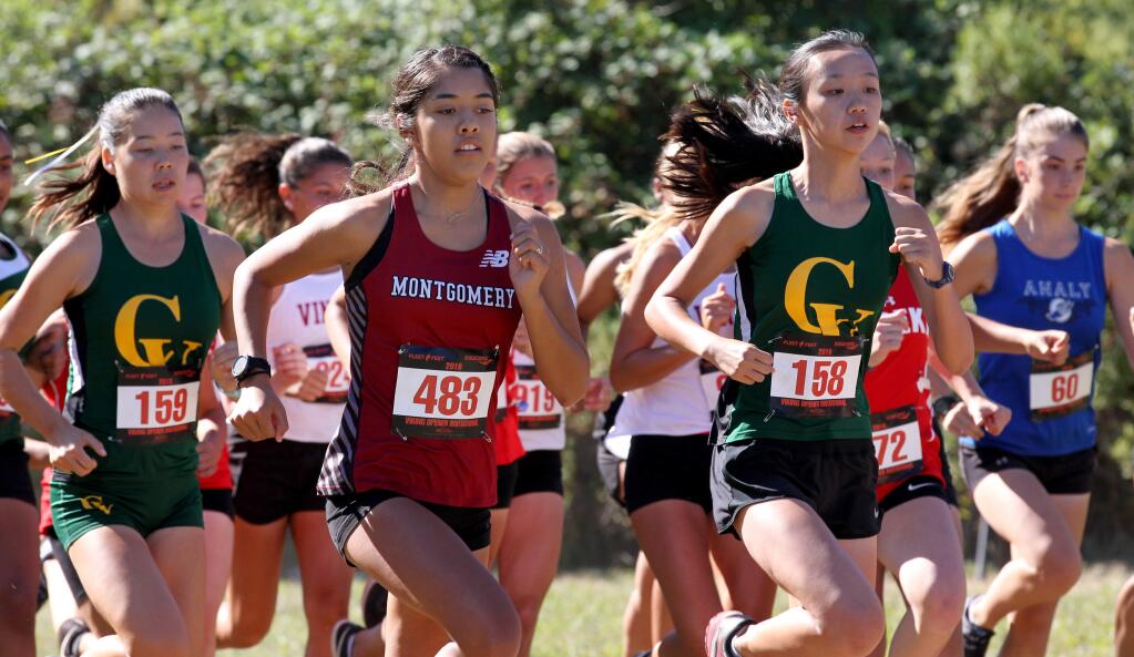 When the stay-home order is lifted, cross country will be among the first high school sports allowed to compete. (Photo by Darryl Bush / For The Press Democrat)